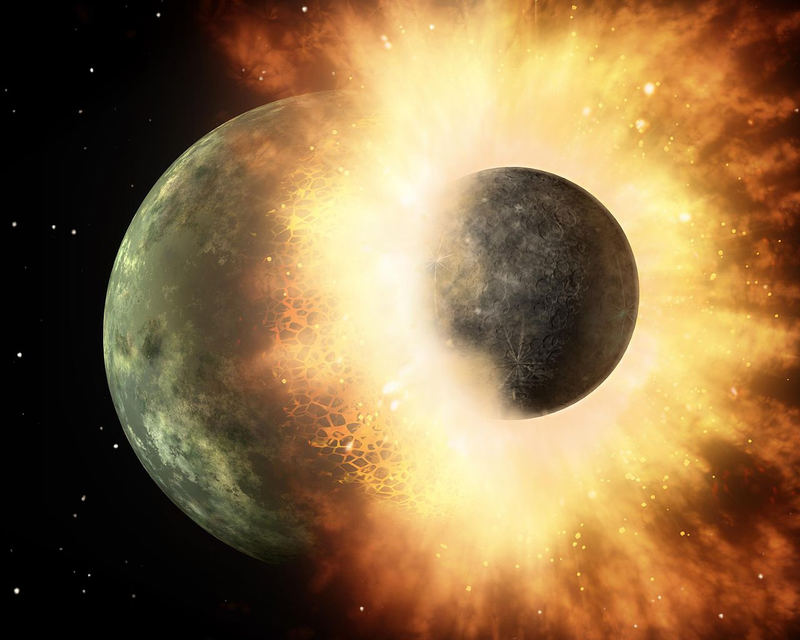 Teoría de la gran explosión. Wikimedia Commons